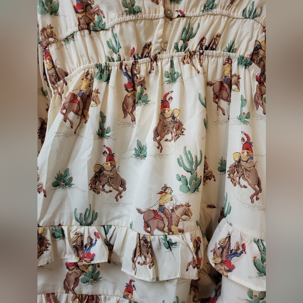 Floral Ruffle Dress - Picture 2 of 2